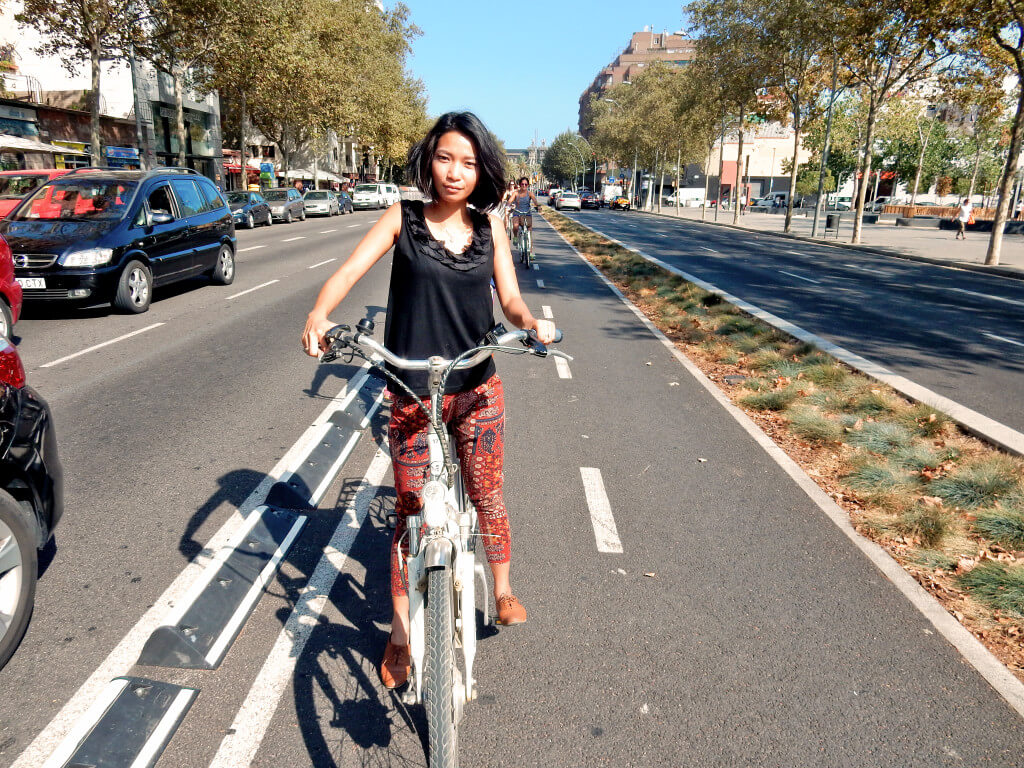 Mit dem E-Bike durch Barcelona